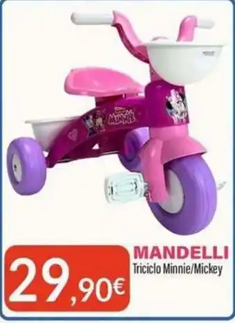 Triciclo Minnie/Mickey