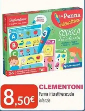 Penna interattiva scuola infanzia Clementoni