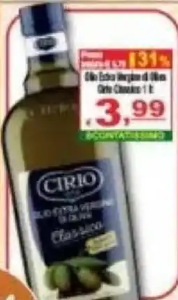 CTS Supermercati Olio extra vergine di oliva Cirio Classico offerta