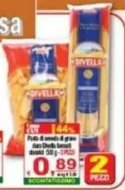 CTS Supermercati Pasta di semola di grano duro Divella offerta
