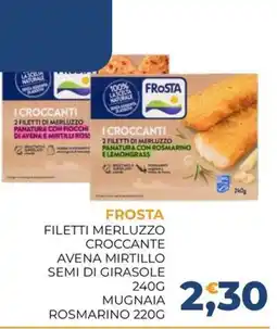 Moderna Frosta filetti merluzzo croccante avena mirtillo offerta