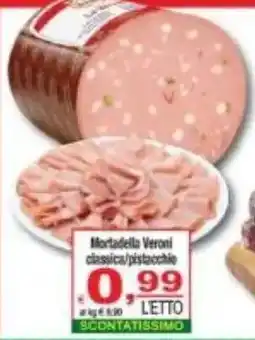 CTS Supermercati Mortadella Veroni classica offerta