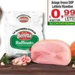 CTS Supermercati Asiago fresco DOP Beretta offerta