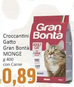 Paghi Poco Croccantini Gatto Gran Bontà offerta