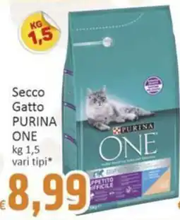 Paghi Poco Secco Gatto PURINA ONE offerta