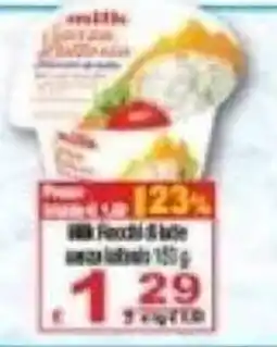 CTS Supermercati Milk Focaccia di latte senza lattosio offerta
