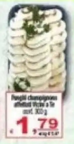 CTS Supermercati Funghi champignon affettati Vegan a fette offerta