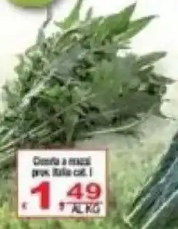 CTS Supermercati Cicoria a mazzi offerta