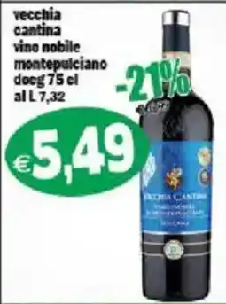 Il Castoro Supermercati Vecchia cantina vino nobile montepulciano offerta