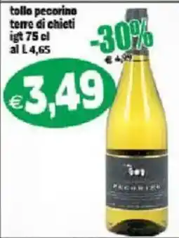 Il Castoro Supermercati Tollo pecorino terre di chieti offerta
