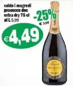 Il Castoro Supermercati Valdo i magredi prosecco doc extra dry offerta