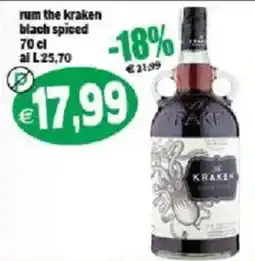 Il Castoro Supermercati Rum the kraken blach spiced offerta
