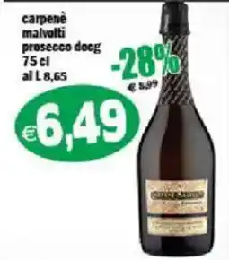 Il Castoro Supermercati carpenè malvolti prosecco docg offerta