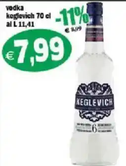 Il Castoro Supermercati vodka keglevich offerta