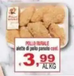 CTS Supermercati Pollo rurale alette di pollo panate offerta
