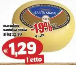 Il Castoro Supermercati marzolino caciotta mista offerta
