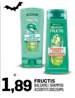 Al Discount Fructis balsamo / shampoo offerta