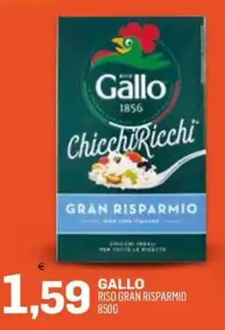 Al Discount Gallo riso gran risparmio offerta