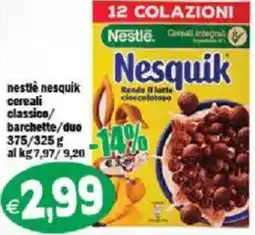 Il Castoro Supermercati Nestlé Nesquik cereali classico offerta