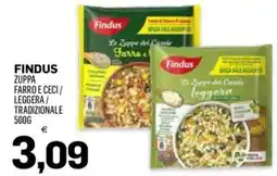 Al Discount Findus Zuppa Farro e Ceci offerta