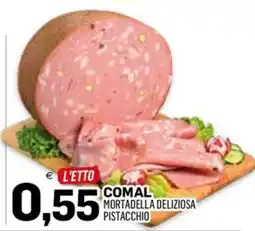 Al Discount Mortadella deliziosa pistacchio Comal offerta