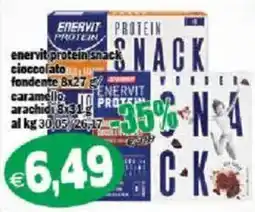 Il Castoro Supermercati Enervit protein snack offerta