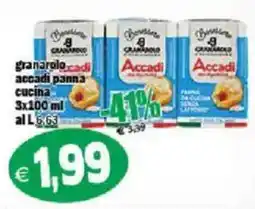 Il Castoro Supermercati granoro accadi panna cucina offerta
