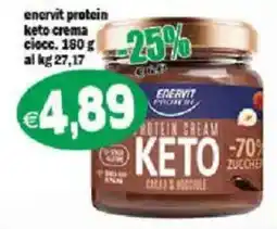 Il Castoro Supermercati Enervit protein keto crema ciocca offerta