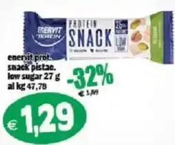 Il Castoro Supermercati enervit prot. snack pistac. low sugar offerta
