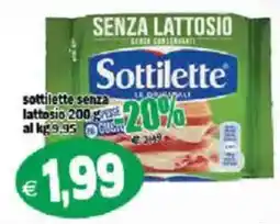 Il Castoro Supermercati Sottilette senza lattosio offerta