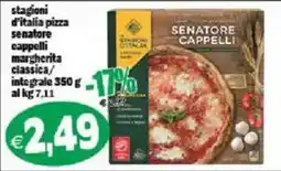 Il Castoro Supermercati Senatore Cappelli pizza margherita classica offerta