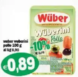 Il Castoro Supermercati Wüber wüberini pollo offerta