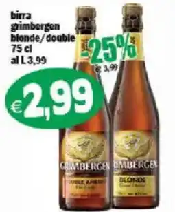 Il Castoro Supermercati birra grimbergen blonde offerta