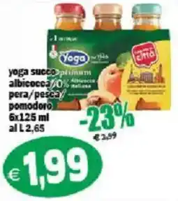Il Castoro Supermercati Yoga succo albicocca/pera/pesca/pomodoro offerta