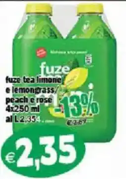 Il Castoro Supermercati fuze tea limone offerta