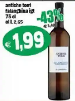 Il Castoro Supermercati Antiche torri falanghina igt offerta