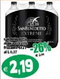 Il Castoro Supermercati San Benedetto acqua extreme frizzante offerta