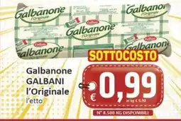 Paghi Poco Galbanone GALBANI l'Originale offerta