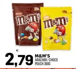 Al Discount M&M'S ARACHIDI / CHOCO offerta