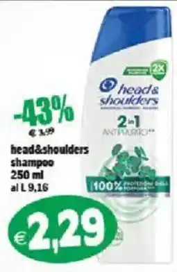 Il Castoro Supermercati head&shoulders shampoo offerta