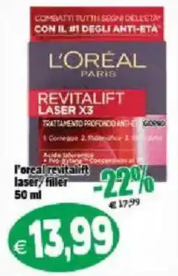 Il Castoro Supermercati L'oreal revitalift laser/filler offerta