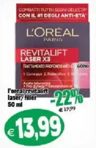 L'oreal revitalift laser/filler