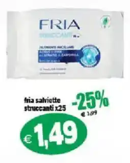 Il Castoro Supermercati Fria salviette struccanti offerta