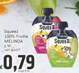 Paghi Poco Squeeze 100% Frutta Melinda offerta