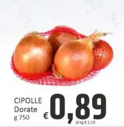 Paghi Poco Cipolle Dorate offerta