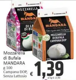 Paghi Poco Mozzarella di Bufala Mandara offerta