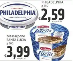 Paghi Poco Mascarpone Santa Lucia offerta