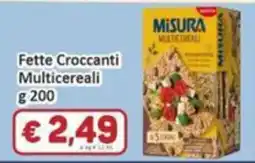 Paghi Poco Misura Fette Croccanti Multicereali offerta