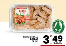 Despar Sicilia Kebab di pollo Despar offerta