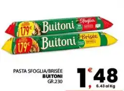 Despar Sicilia Pasta sfoglia/brisée Buitoni offerta